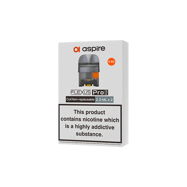 Aspire Flexus Pro Replacement Pod 2ml (0.6Ohm, 1.0Ohm)