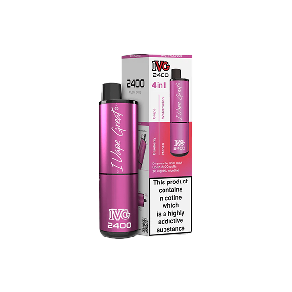 IVG 2400 Puffs - 4 in 1 Multi-Edition