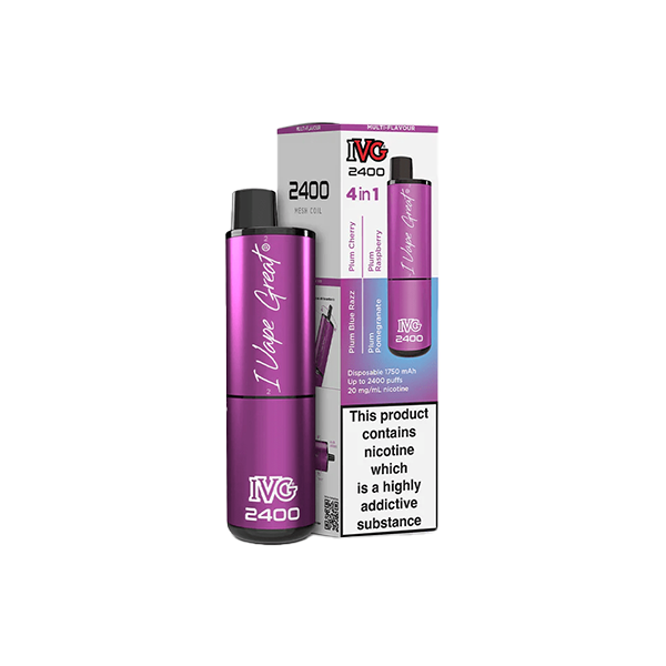 IVG 2400 Puffs - 4 in 1 Multi-Edition